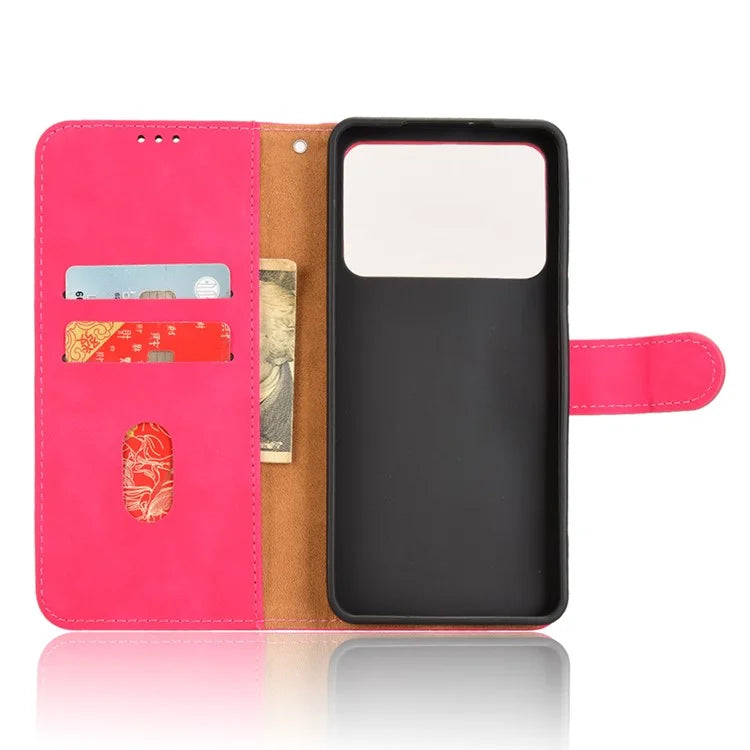 For Xiaomi Redmi K70 Ultra Leather Case Skin-Feel Anti-Drop Wallet Flip Phone Cover