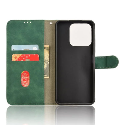 For Honor X6b 4G Leather Case Skin-Feel Anti-Drop Wallet Flip Phone Cover