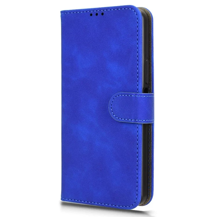 For Honor X6b 4G Leather Case Skin-Feel Anti-Drop Wallet Flip Phone Cover