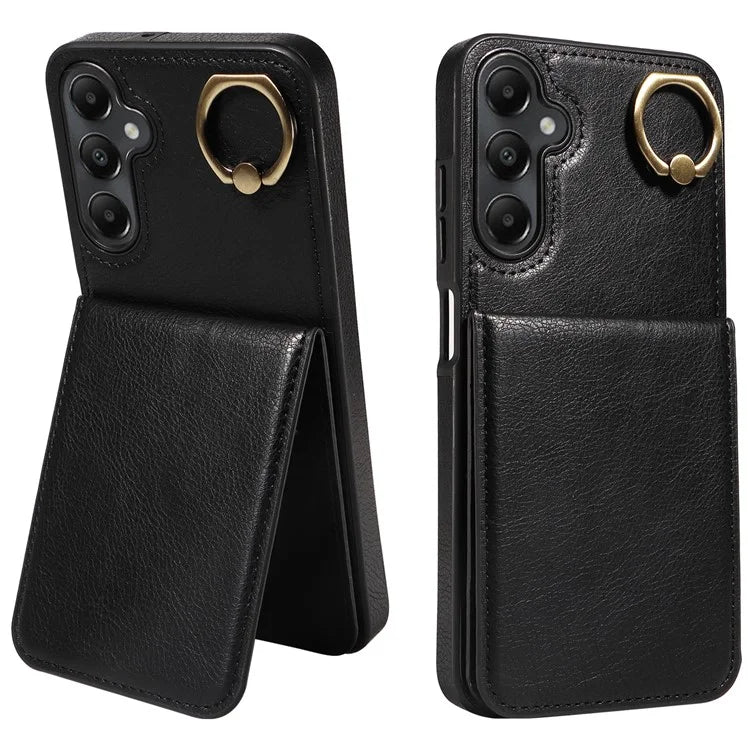 004 For Samsung Galaxy A05s 4G Case Leather Card Holder Kickstand Phone Cover