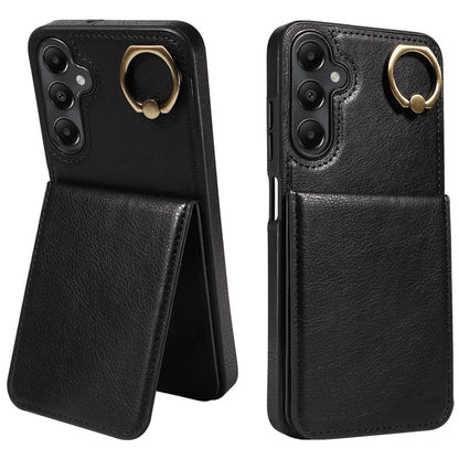 004 For Samsung Galaxy A05s 4G Case Leather Card Holder Kickstand Phone Cover