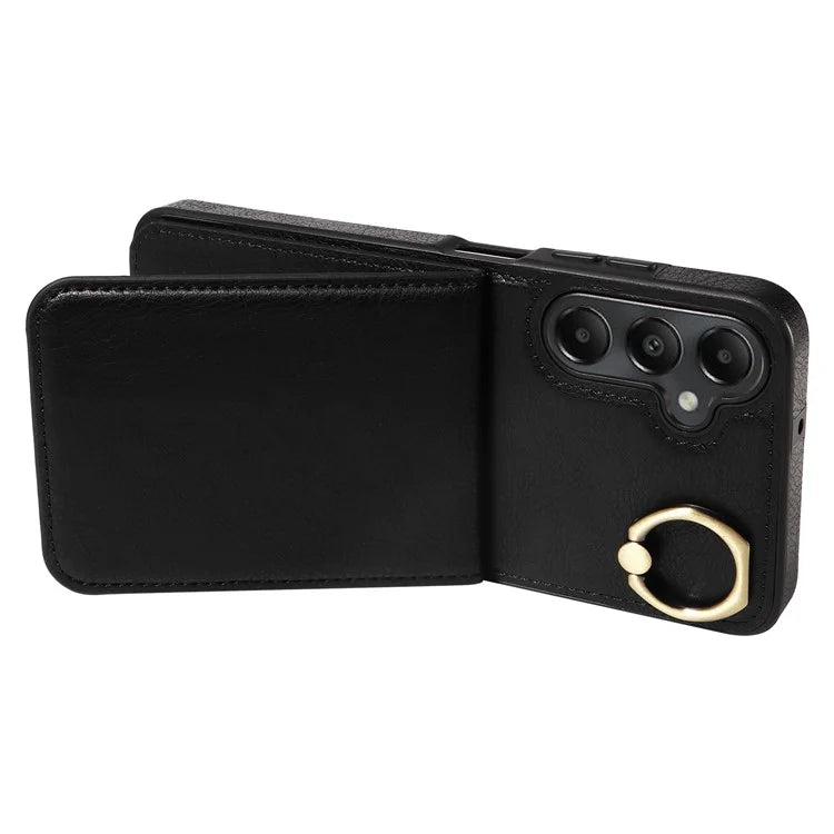 004 For Samsung Galaxy A05s 4G Case Leather Card Holder Kickstand Phone Cover