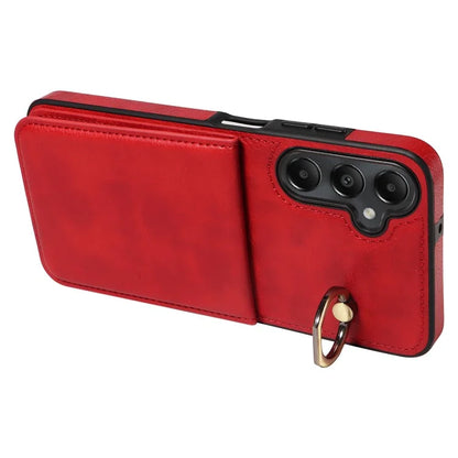 004 For Samsung Galaxy A05s 4G Case Leather Card Holder Kickstand Phone Cover