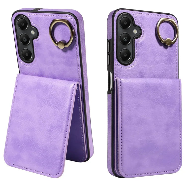 004 For Samsung Galaxy A05s 4G Case Leather Card Holder Kickstand Phone Cover