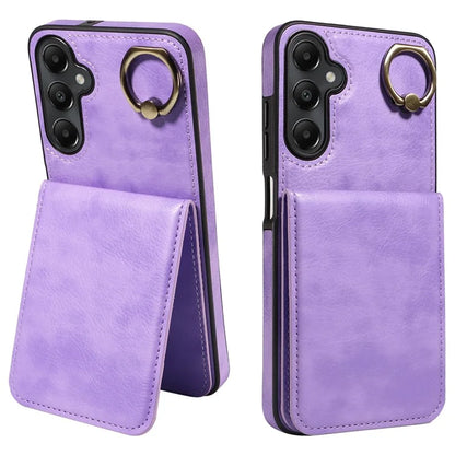 004 For Samsung Galaxy A05s 4G Case Leather Card Holder Kickstand Phone Cover