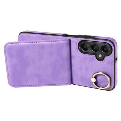 004 For Samsung Galaxy A05s 4G Case Leather Card Holder Kickstand Phone Cover