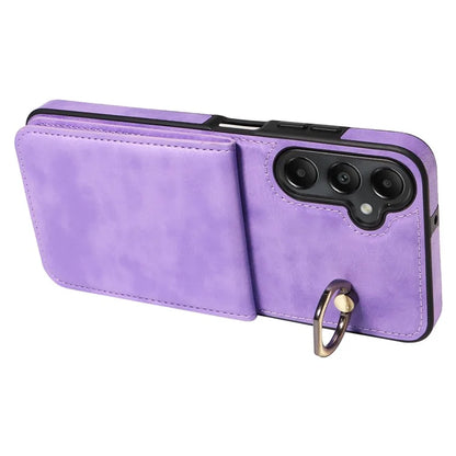 004 For Samsung Galaxy A05s 4G Case Leather Card Holder Kickstand Phone Cover