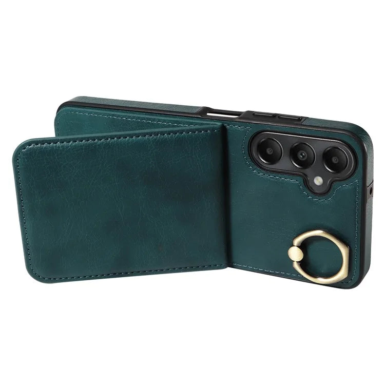 004 For Samsung Galaxy A05s 4G Case Leather Card Holder Kickstand Phone Cover