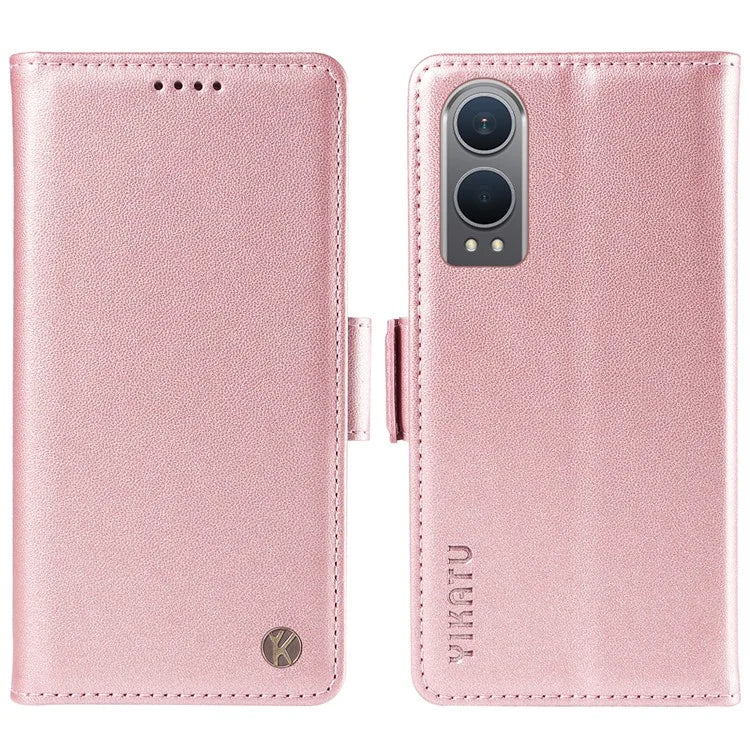 YIKATU YK-003 For OnePlus Nord CE4 Lite 5G / Oppo K12x 5G (China) Case Card Holder Stand Leather Phone Cover