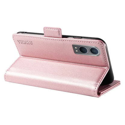 YIKATU YK-003 For OnePlus Nord CE4 Lite 5G / Oppo K12x 5G (China) Case Card Holder Stand Leather Phone Cover