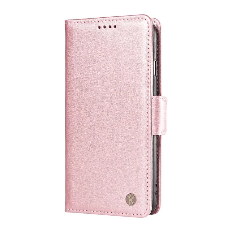 YIKATU YK-003 For OnePlus Nord CE4 Lite 5G / Oppo K12x 5G (China) Case Card Holder Stand Leather Phone Cover