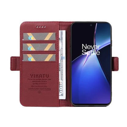 YIKATU YK-003 For OnePlus Nord CE4 Lite 5G / Oppo K12x 5G (China) Case Card Holder Stand Leather Phone Cover
