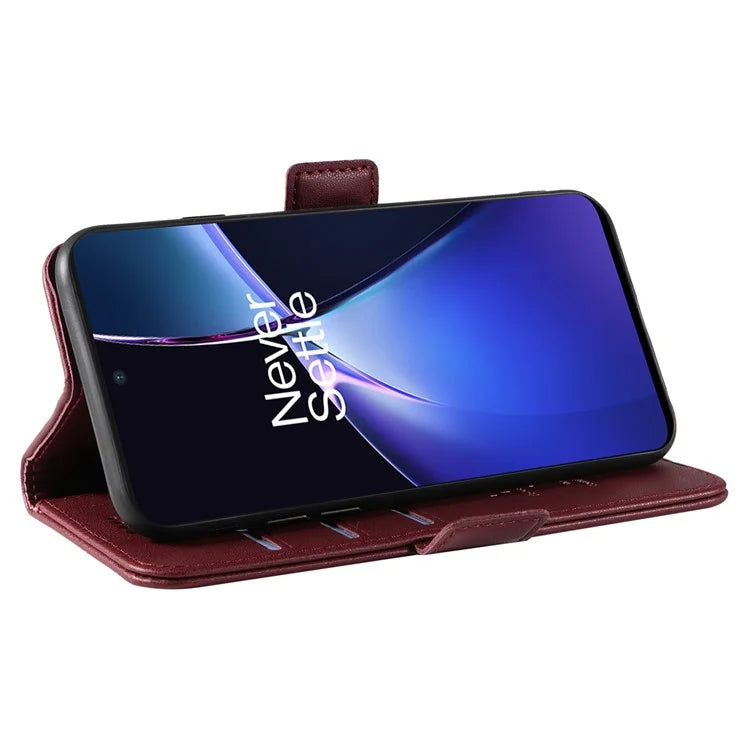 YIKATU YK-003 For OnePlus Nord CE4 Lite 5G / Oppo K12x 5G (China) Case Card Holder Stand Leather Phone Cover