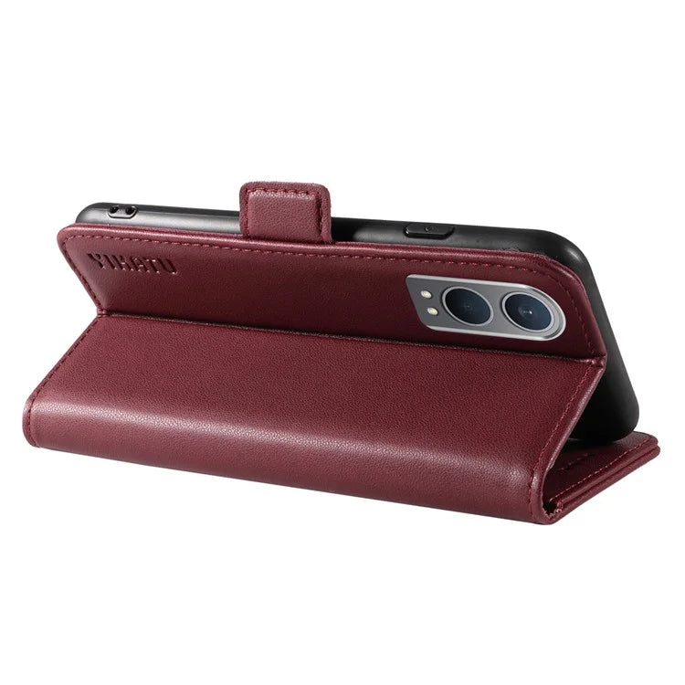 YIKATU YK-003 For OnePlus Nord CE4 Lite 5G / Oppo K12x 5G (China) Case Card Holder Stand Leather Phone Cover