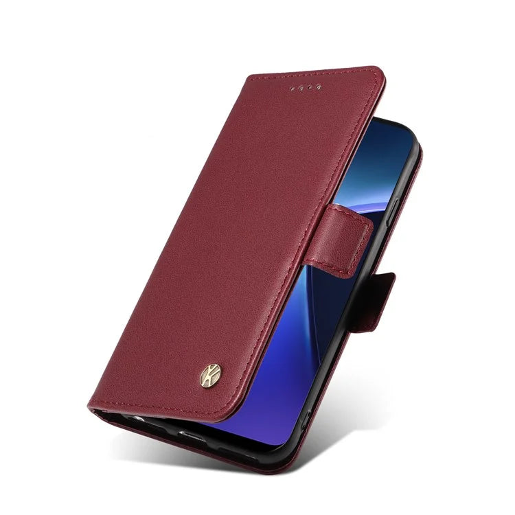 YIKATU YK-003 For OnePlus Nord CE4 Lite 5G / Oppo K12x 5G (China) Case Card Holder Stand Leather Phone Cover