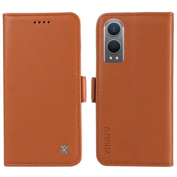 YIKATU YK-003 For OnePlus Nord CE4 Lite 5G / Oppo K12x 5G (China) Case Card Holder Stand Leather Phone Cover