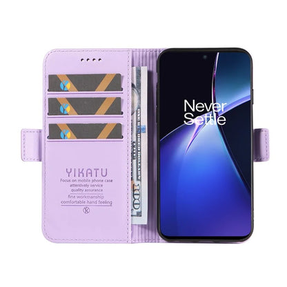 YIKATU YK-003 For OnePlus Nord CE4 Lite 5G / Oppo K12x 5G (China) Case Card Holder Stand Leather Phone Cover