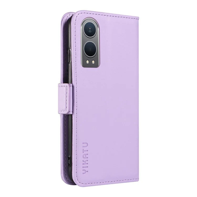 YIKATU YK-003 For OnePlus Nord CE4 Lite 5G / Oppo K12x 5G (China) Case Card Holder Stand Leather Phone Cover