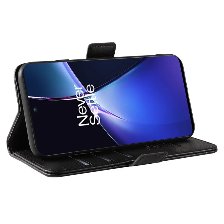 YIKATU YK-003 For OnePlus Nord CE4 Lite 5G / Oppo K12x 5G (China) Case Card Holder Stand Leather Phone Cover