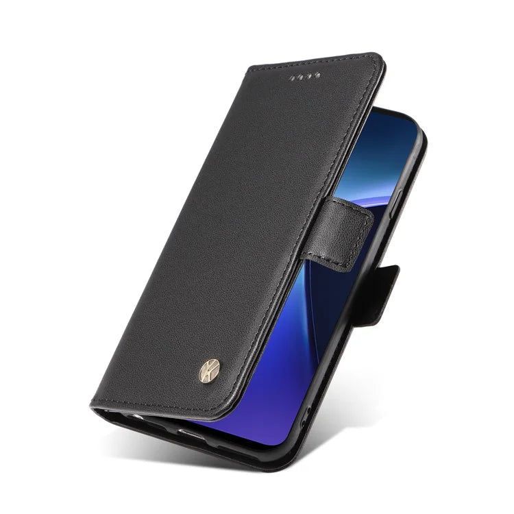 YIKATU YK-003 For OnePlus Nord CE4 Lite 5G / Oppo K12x 5G (China) Case Card Holder Stand Leather Phone Cover