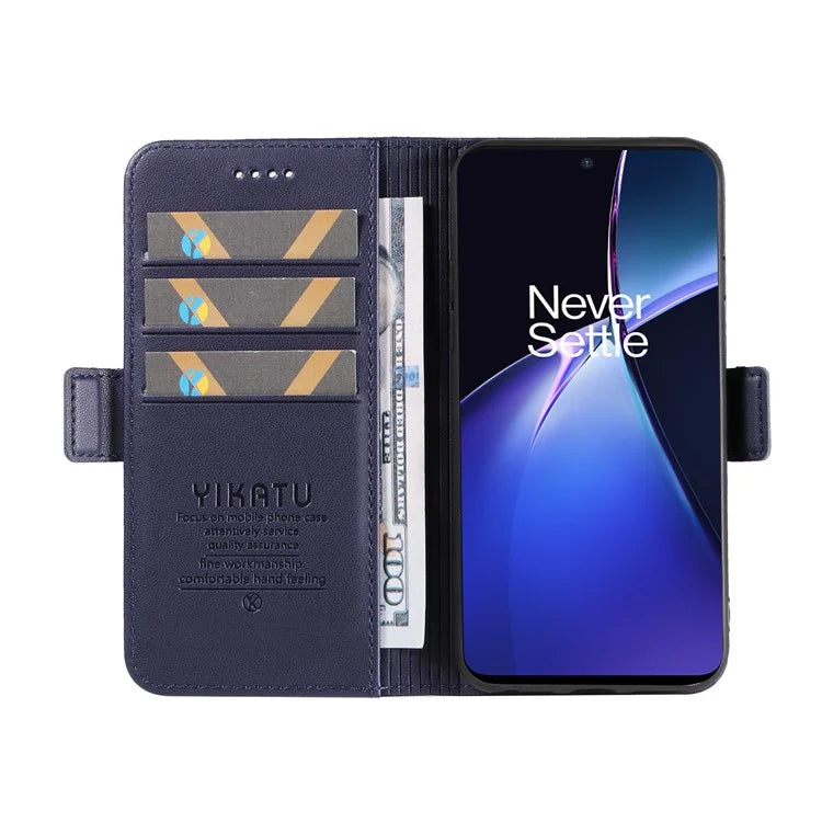 YIKATU YK-003 For OnePlus Nord CE4 Lite 5G / Oppo K12x 5G (China) Case Card Holder Stand Leather Phone Cover