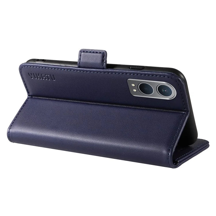 YIKATU YK-003 For OnePlus Nord CE4 Lite 5G / Oppo K12x 5G (China) Case Card Holder Stand Leather Phone Cover