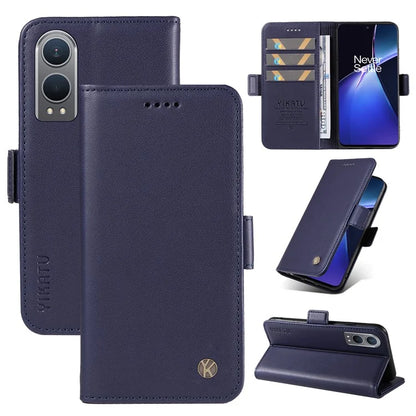 YIKATU YK-003 For OnePlus Nord CE4 Lite 5G / Oppo K12x 5G (China) Case Card Holder Stand Leather Phone Cover