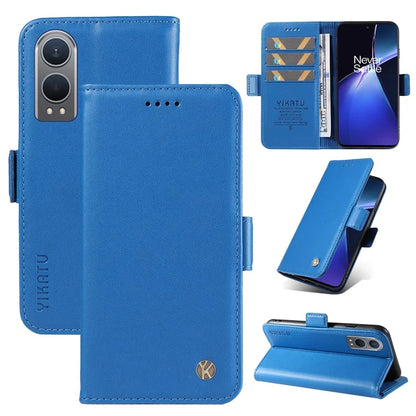 YIKATU YK-003 For OnePlus Nord CE4 Lite 5G / Oppo K12x 5G (China) Case Card Holder Stand Leather Phone Cover