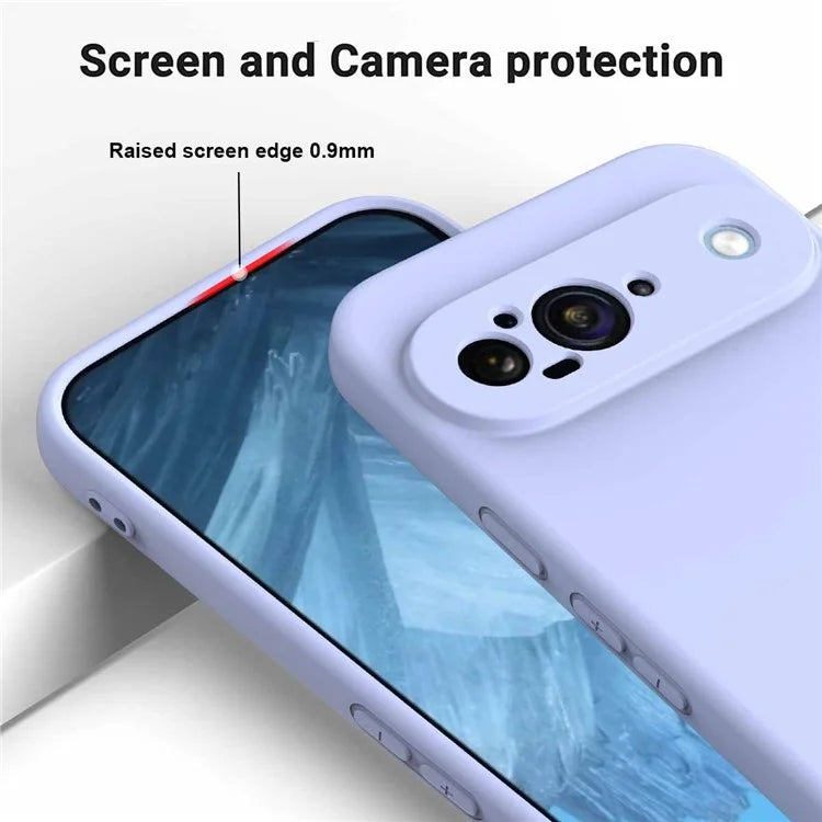 For Google Pixel 9 Case Liquid Silicone Shockproof Phone Cover with Hand Strap