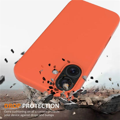 For iPhone 16 Case Compatible with MagSafe Anti-Drop Liquid Silicone Phone Cover
