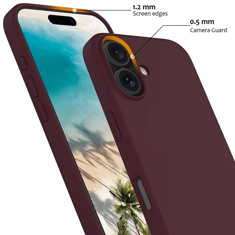 For iPhone 16 Case Compatible with MagSafe Anti-Drop Liquid Silicone Phone Cover