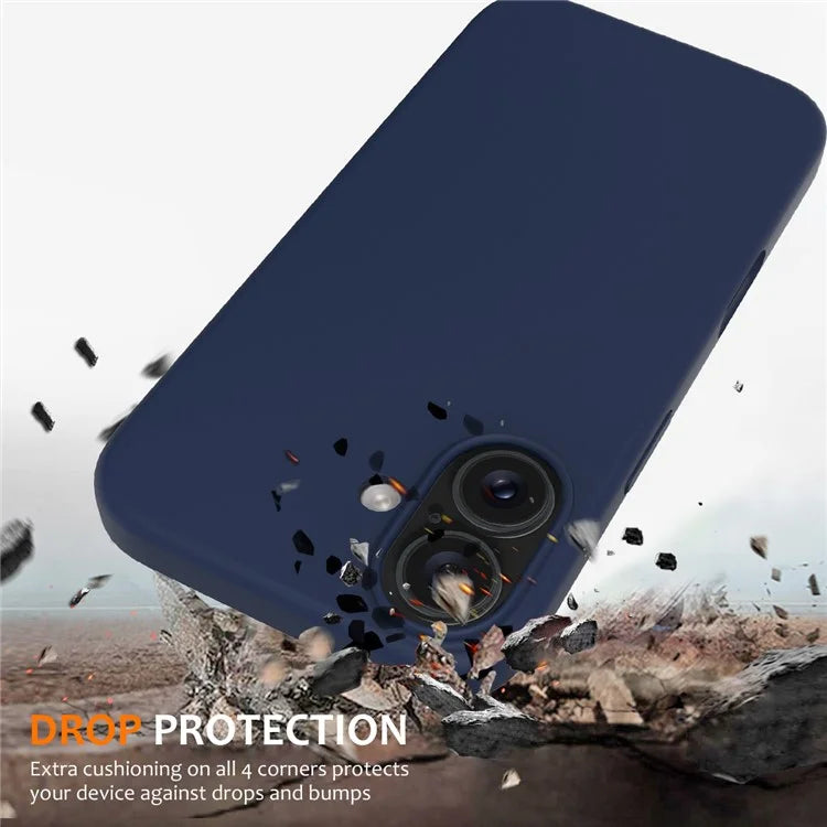 For iPhone 16 Case Compatible with MagSafe Anti-Drop Liquid Silicone Phone Cover
