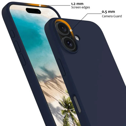 For iPhone 16 Plus Case Liquid Silicone Phone Cover Compatible with MagSafe