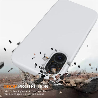 For iPhone 16 Plus Case Liquid Silicone Phone Cover Compatible with MagSafe