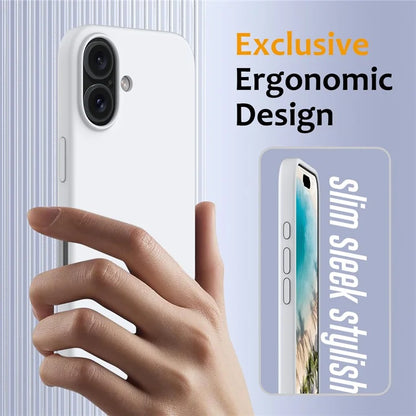 For iPhone 16 Plus Case Liquid Silicone Phone Cover Compatible with MagSafe