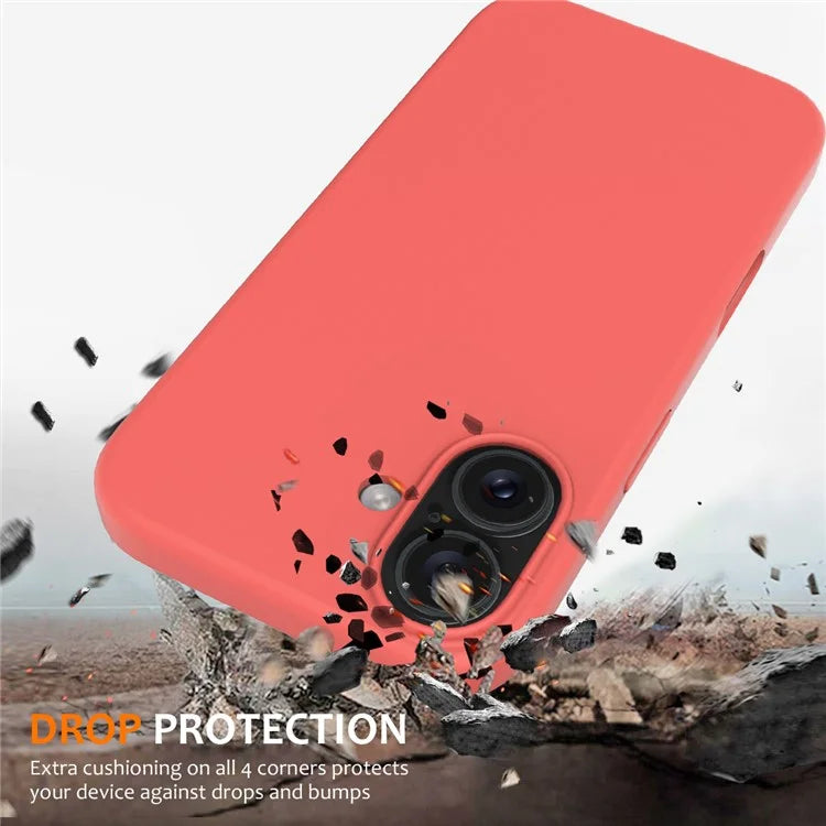 For iPhone 16 Plus Case Liquid Silicone Phone Cover Compatible with MagSafe