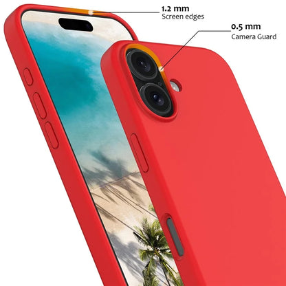 For iPhone 16 Plus Case Liquid Silicone Phone Cover Compatible with MagSafe