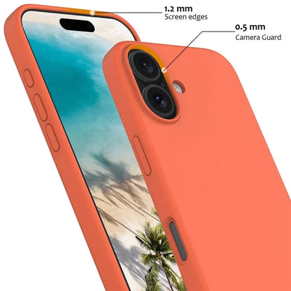 For iPhone 16 Plus Case Liquid Silicone Phone Cover Compatible with MagSafe