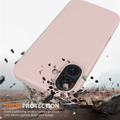 For iPhone 16 Plus Case Liquid Silicone Phone Cover Compatible with MagSafe