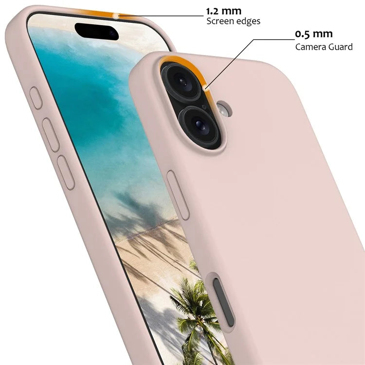 For iPhone 16 Plus Case Liquid Silicone Phone Cover Compatible with MagSafe