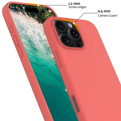 For iPhone 16 Pro Magnetic Case Shockproof Liquid Silicone Phone Cover