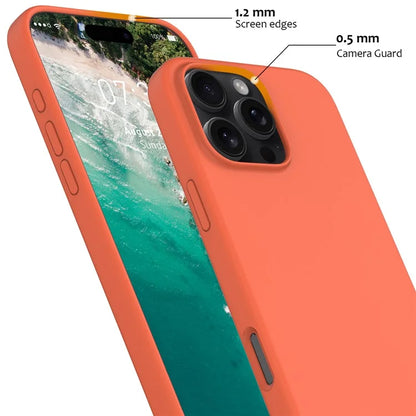 For iPhone 16 Pro Magnetic Case Shockproof Liquid Silicone Phone Cover
