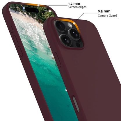 For iPhone 16 Pro Magnetic Case Shockproof Liquid Silicone Phone Cover