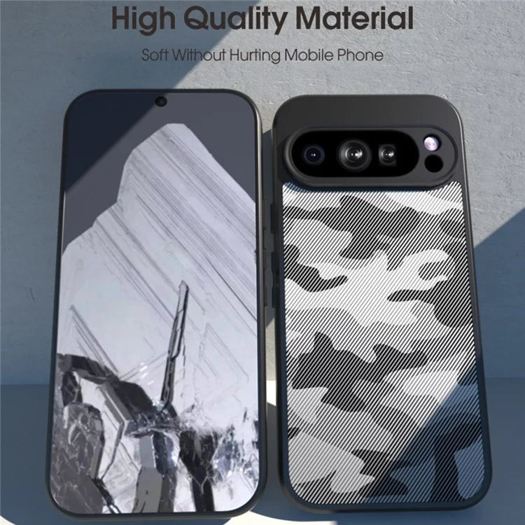 IBMRS For Google Pixel 9 Pro XL Case TPU+PC Phone Cover Shockproof Protection