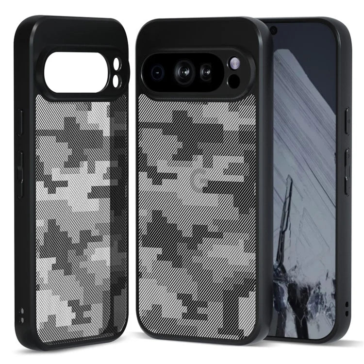 IBMRS For Google Pixel 9 Pro Case Shockproof Anti-Scratch TPU+PC Phone Cover