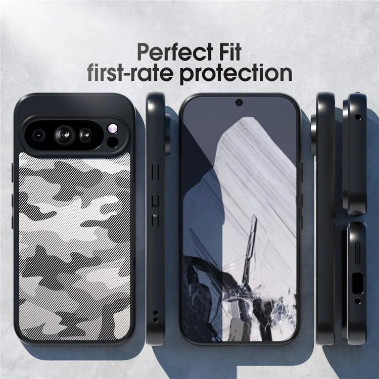 IBMRS For Google Pixel 9 Pro Case Shockproof Anti-Scratch TPU+PC Phone Cover