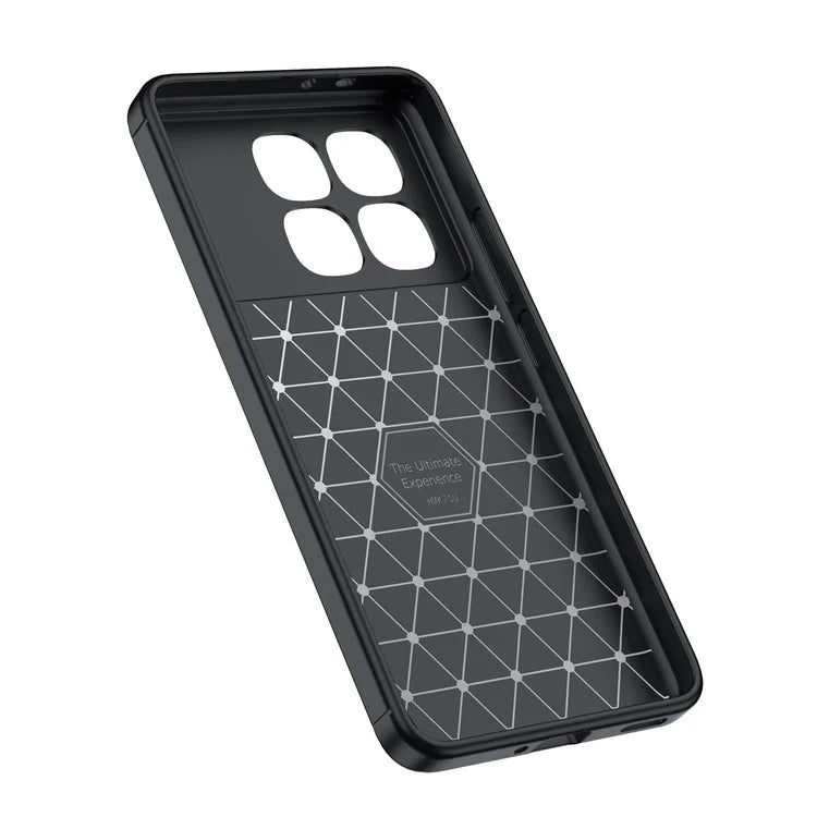For Xiaomi Redmi K70 Ultra Case Litchi Texture TPU Flexible Phone Cover, Black
