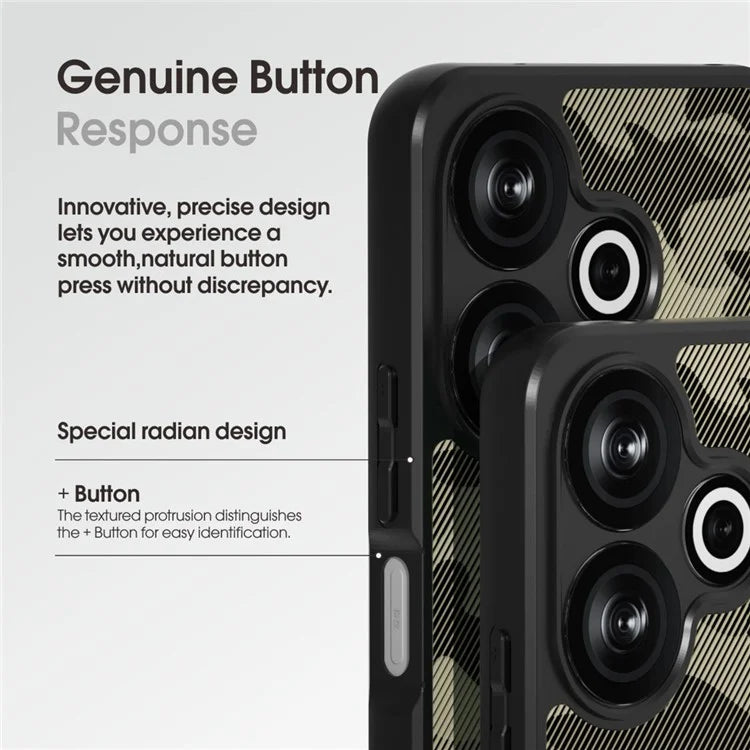 IBMRS For Xiaomi Redmi 13 5G  /  4G Case Hybrid 2 in 1 Soft TPU Hard PC Phone Cover