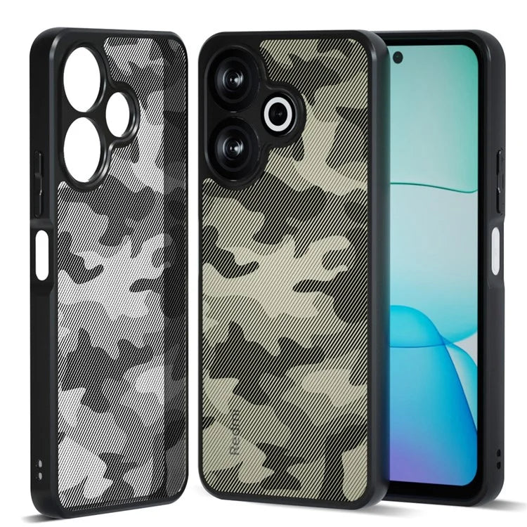 IBMRS For Xiaomi Redmi 13 5G  /  4G Case Hybrid 2 in 1 Soft TPU Hard PC Phone Cover