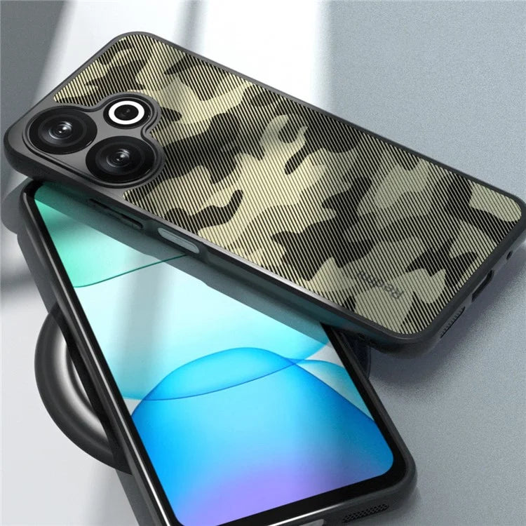 IBMRS For Xiaomi Redmi 13 5G  /  4G Case Hybrid 2 in 1 Soft TPU Hard PC Phone Cover